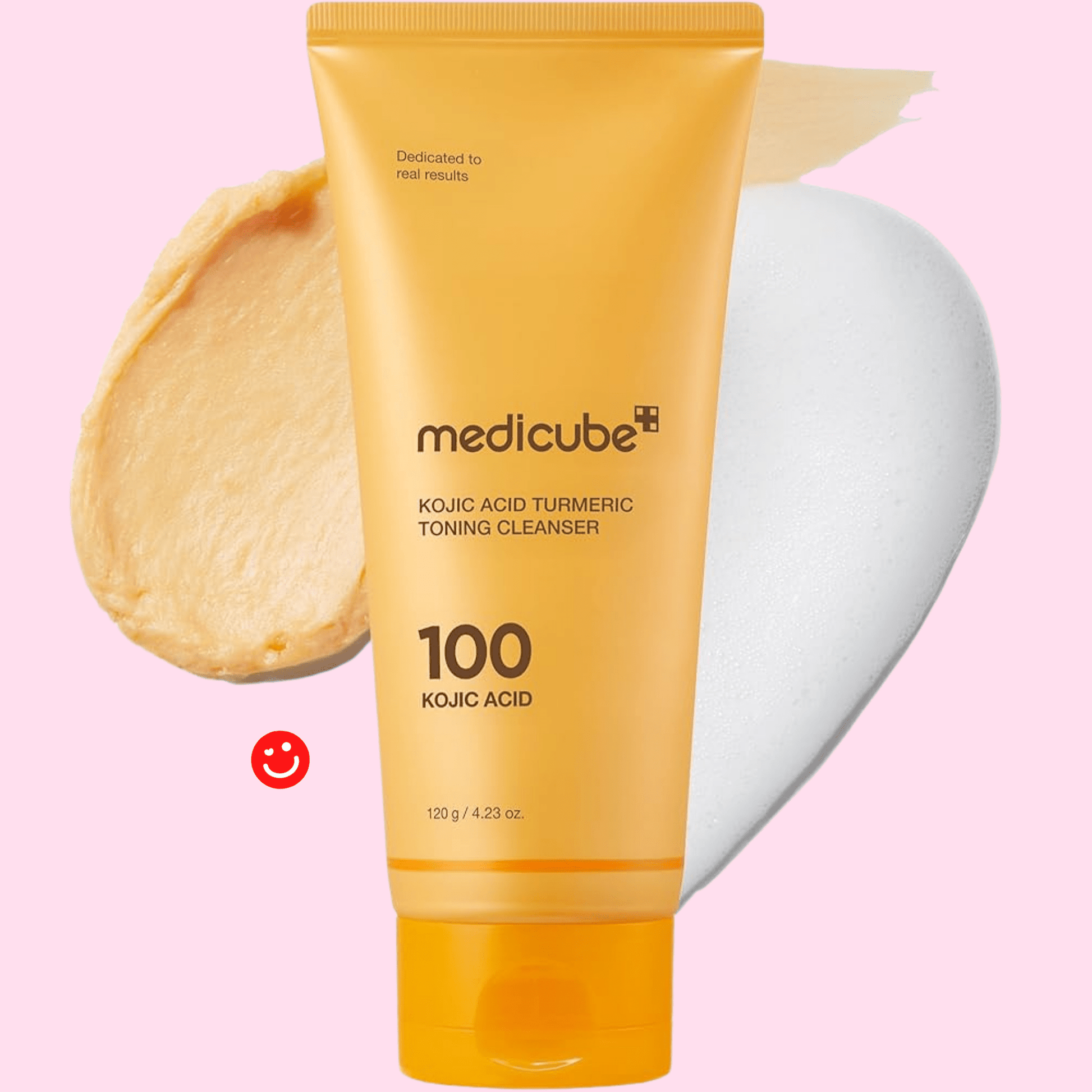 Kojic acid cleanser Medicube Turmeric Toning Whip brightening facial wash - Overrated Korean Beauty & More