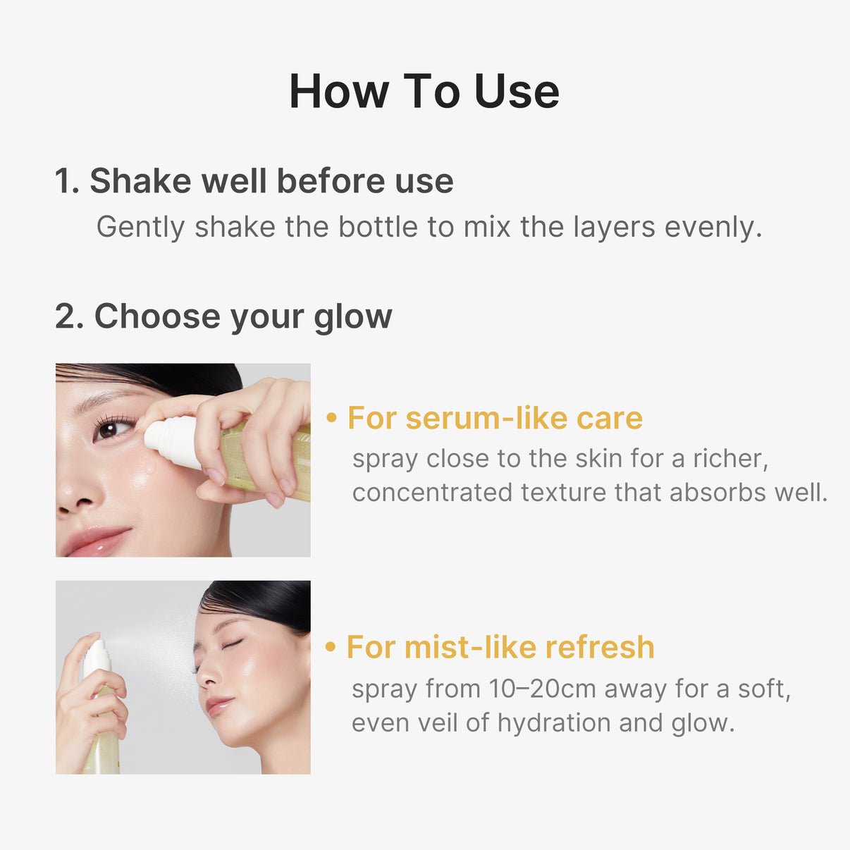 Medicube Kojic Acid Turmeric Vitamin Gold Jelly Mist Serum - OVERRATED
