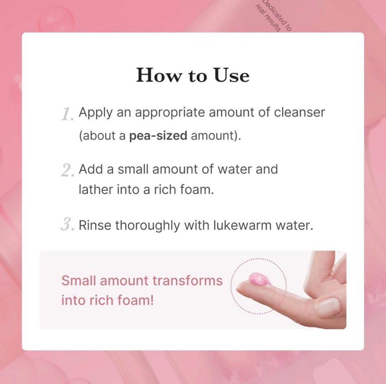 medicube PDRN Pink Niacinamide Whip Cleanser - OVERRATED