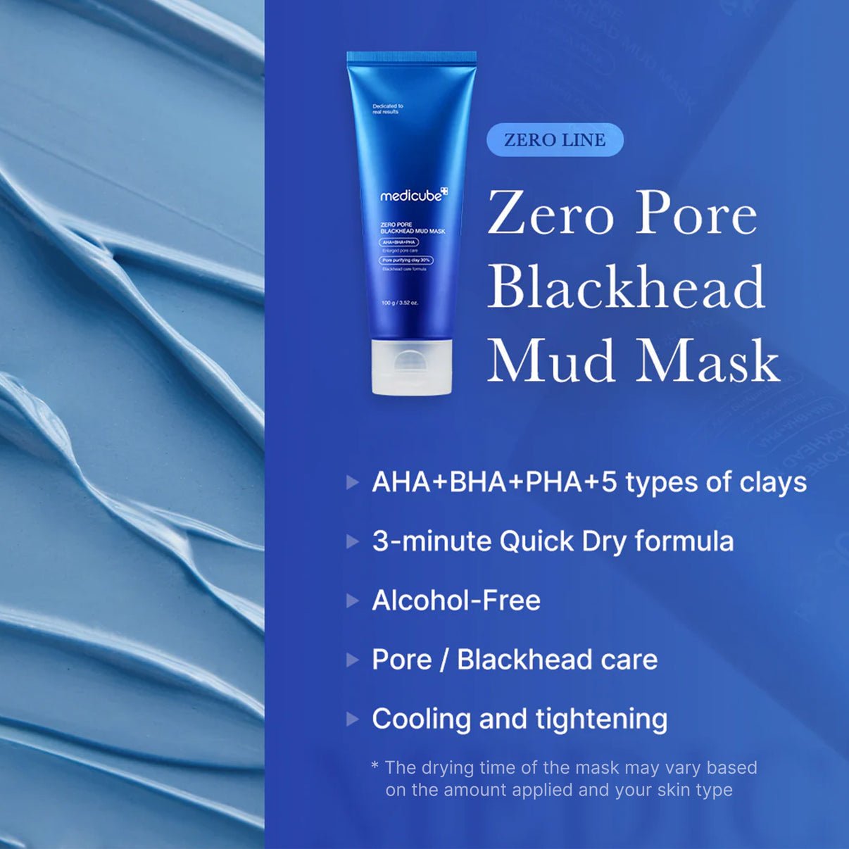 medicube Zero Pore Blackhead Mud Mask - OVERRATED