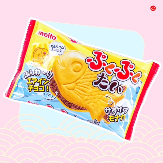 Meito Puko Puku Taiyaki Fish Aerated Chocolate - OVERRATED