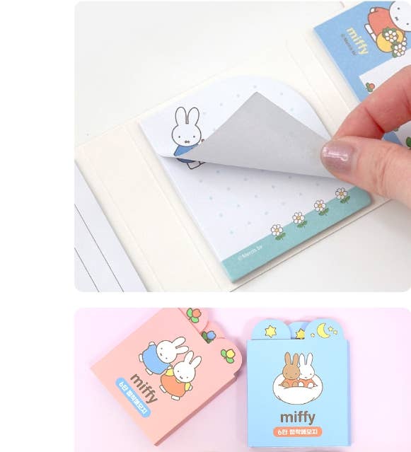 Miffy 6 - Section Sticky Memo Pad Set - OVERRATED