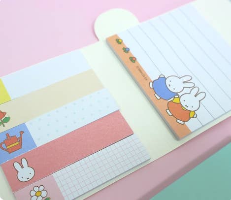 Miffy 6 - Section Sticky Memo Pad Set - OVERRATED