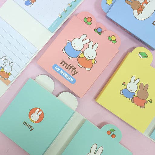 Miffy 6 - Section Sticky Memo Pad Set - OVERRATED