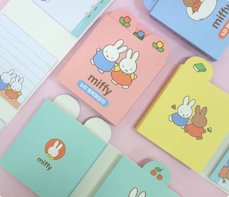 Miffy 6 - Section Sticky Memo Pad Set - OVERRATED