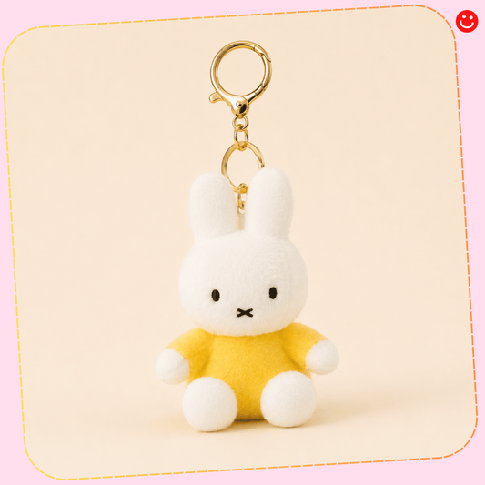 Miffy Classic Yellow Plush Keychain - OVERRATED