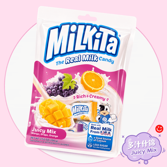 MiLKita milk candy juicy mix fruity flavors bag - Overrated Korean Beauty & More