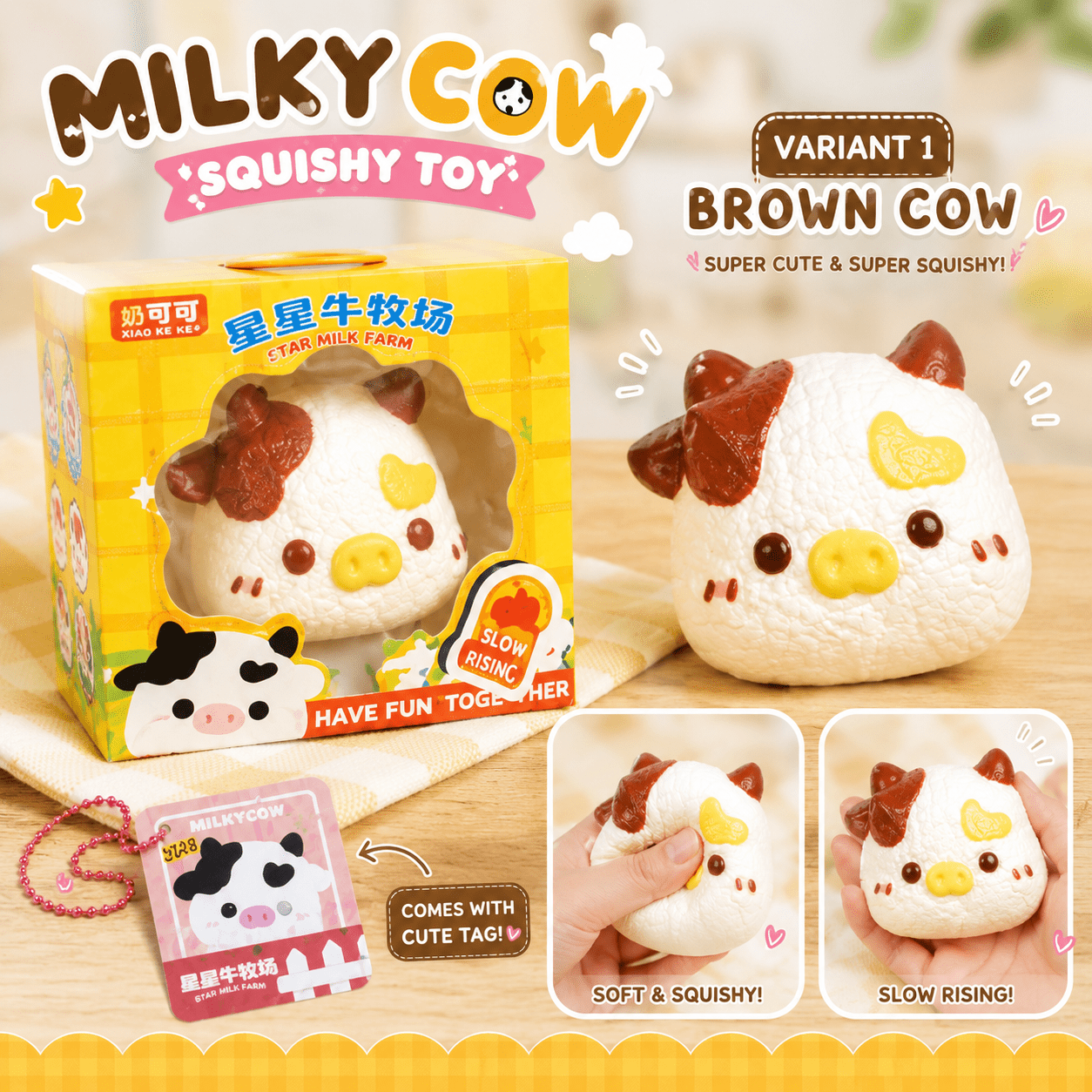 Milky Cow Squishy Toy - OVERRATED