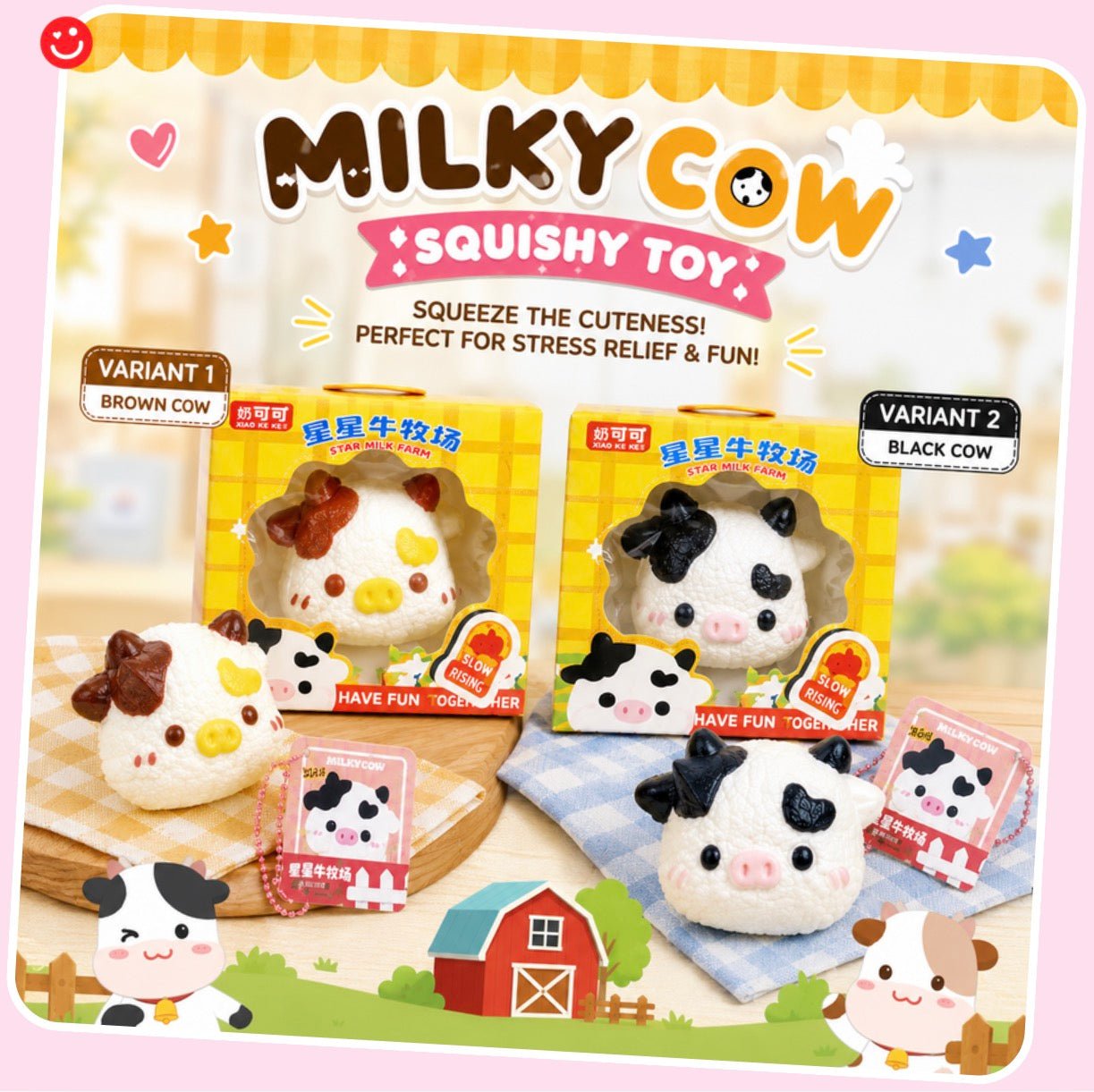 Milky Cow Squishy Toy - OVERRATED