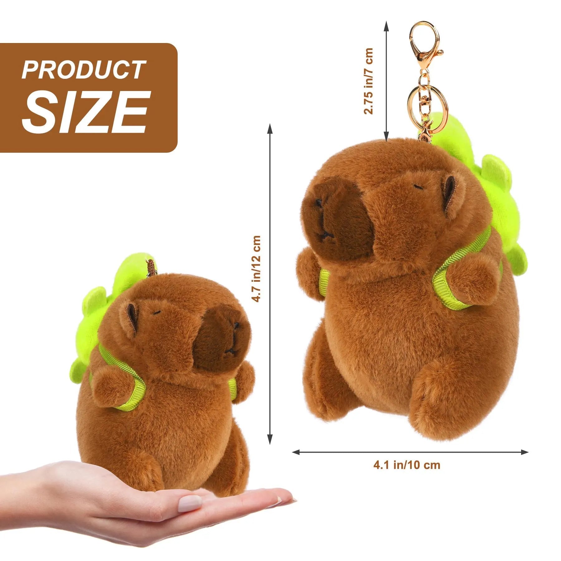 Mini Capybara Keychain - OVERRATED