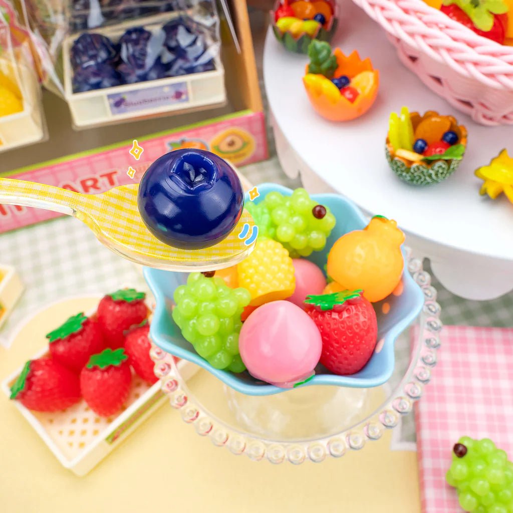 Kawaii squishy toy mini fruit mart taba gift idea for kids and collectors - Overrated Korean Beauty & More