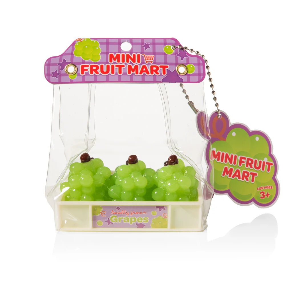 Kawaii squishy toy mini fruit taba blueberry and grape shapes - Overrated Korean Beauty & More