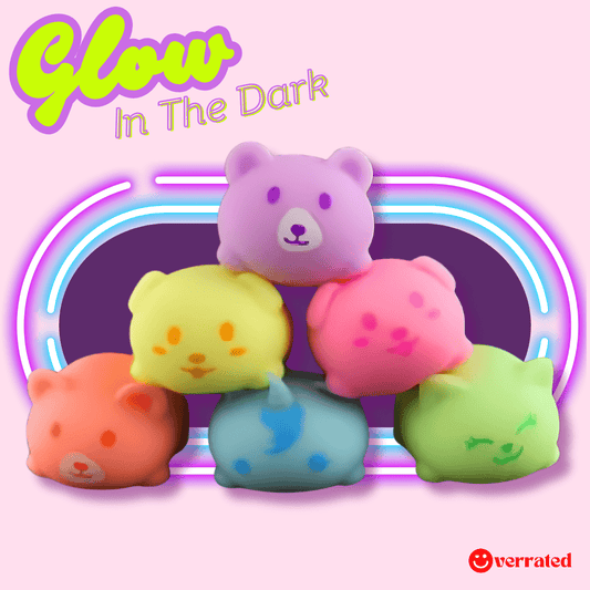 Mini Glow In The Dark Squeeze Pet Sensory Toy - OVERRATED
