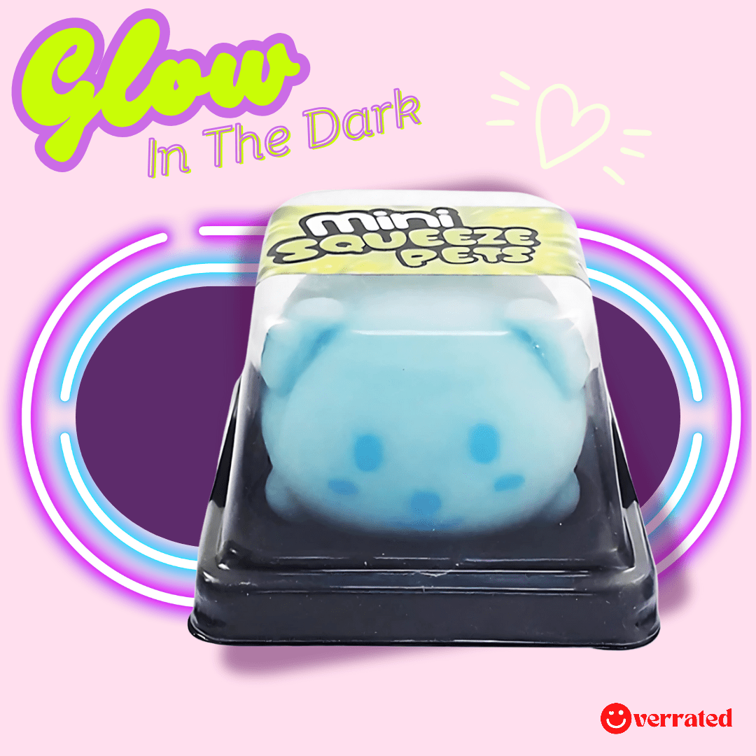 Mini Glow In The Dark Squeeze Pet Sensory Toy - OVERRATED