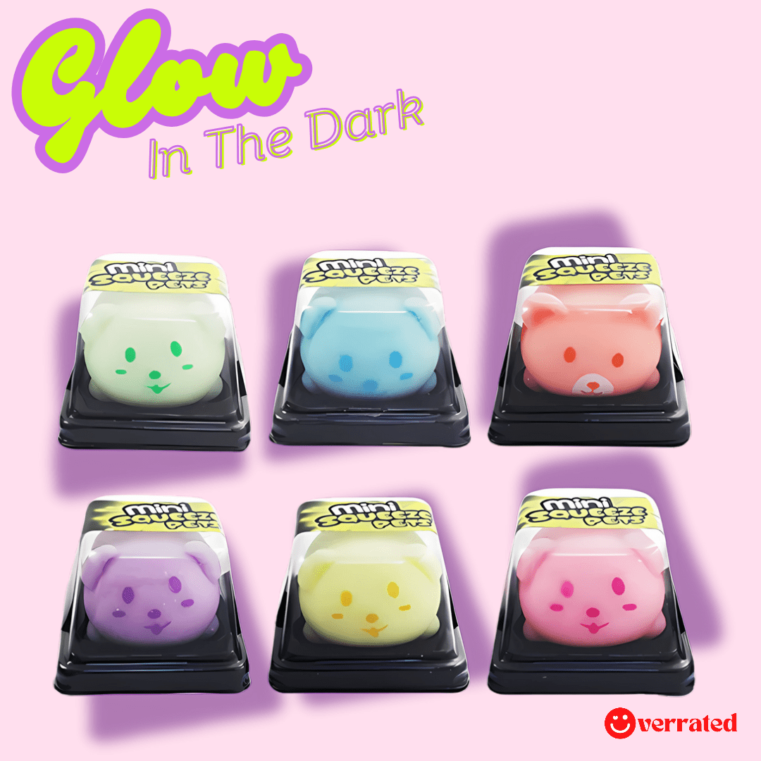 Mini Glow In The Dark Squeeze Pet Sensory Toy - OVERRATED
