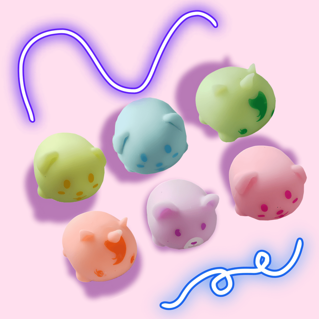 Mini Glow In The Dark Squeeze Pet Sensory Toy - OVERRATED