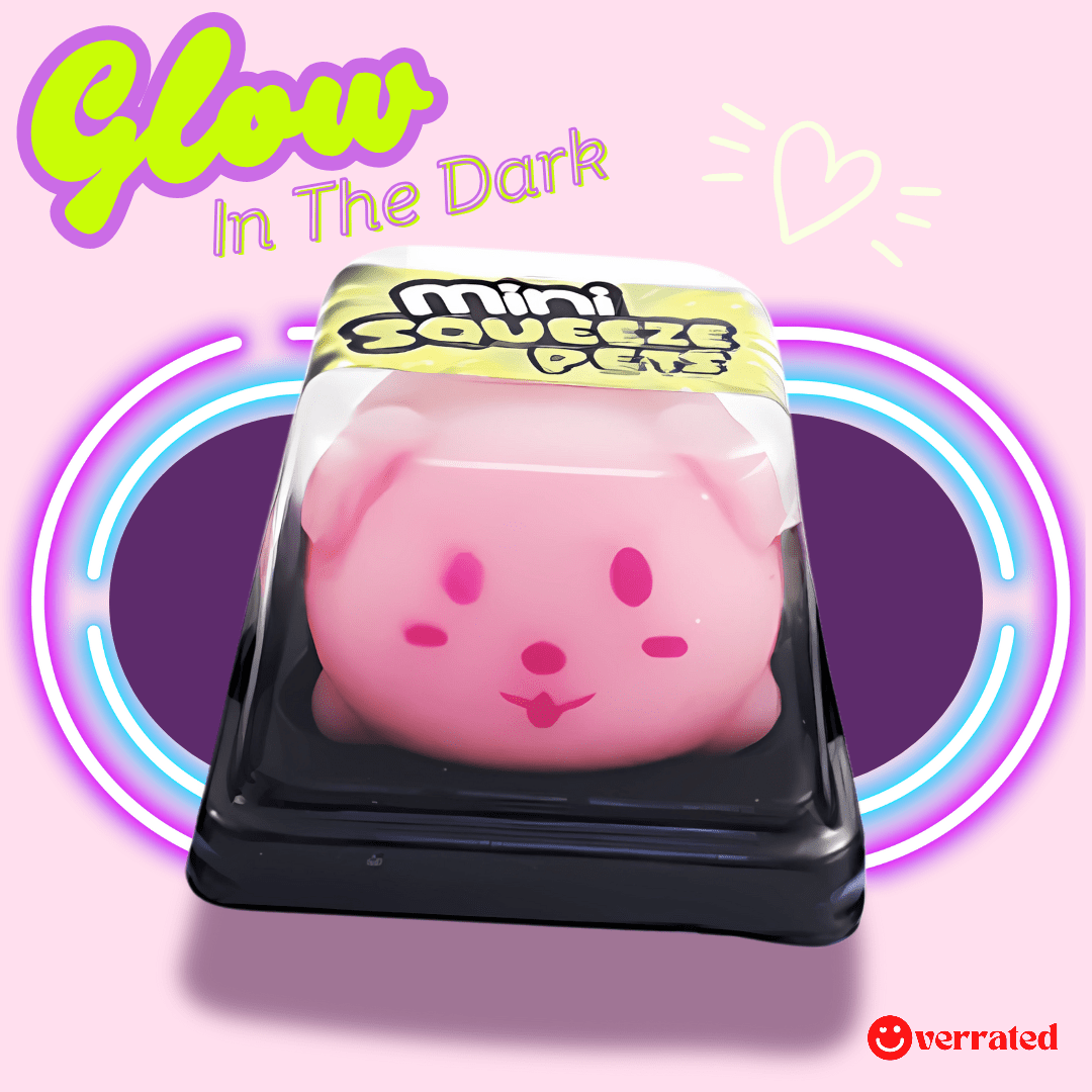 Mini Glow In The Dark Squeeze Pet Sensory Toy - OVERRATED