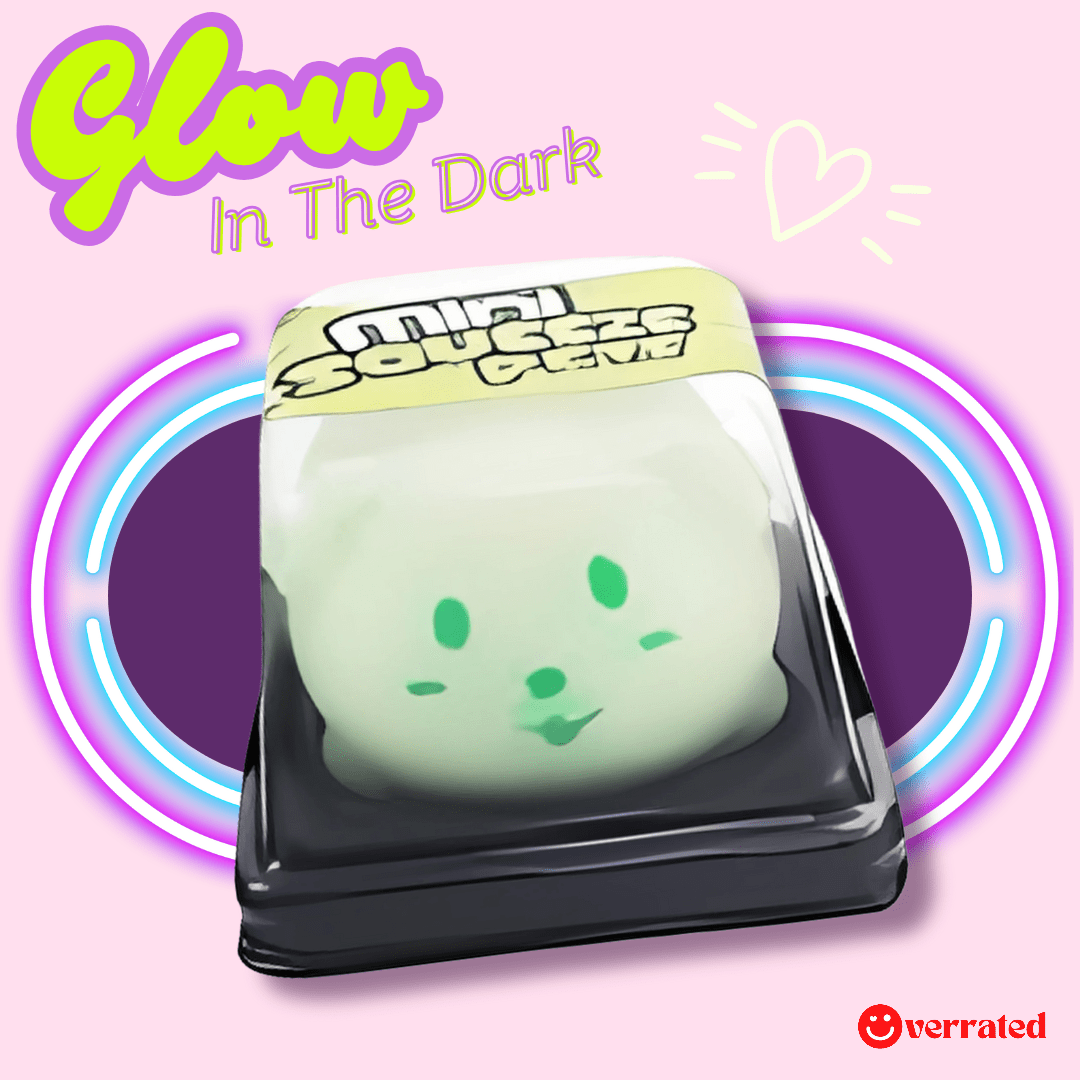 Mini Glow In The Dark Squeeze Pet Sensory Toy - OVERRATED