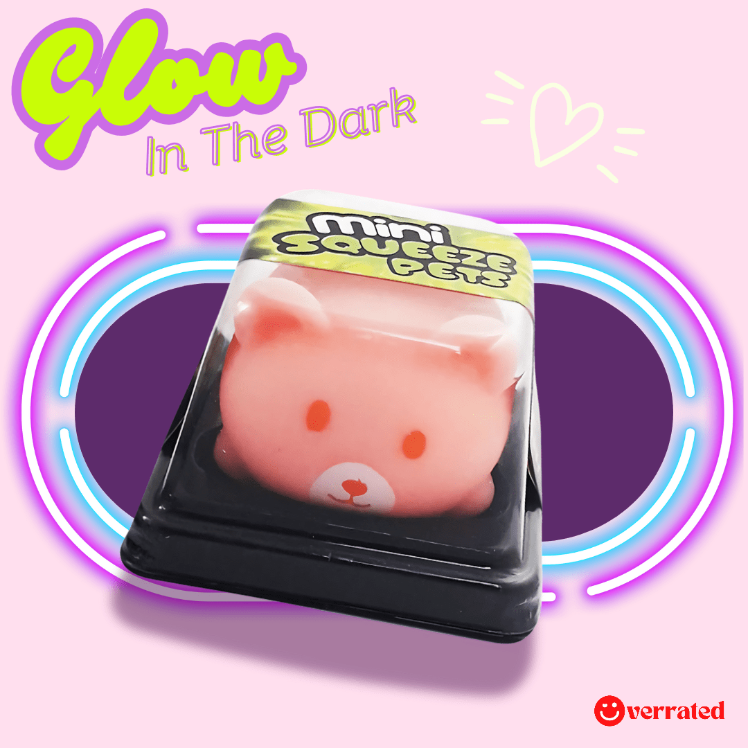 Mini Glow In The Dark Squeeze Pet Sensory Toy - OVERRATED