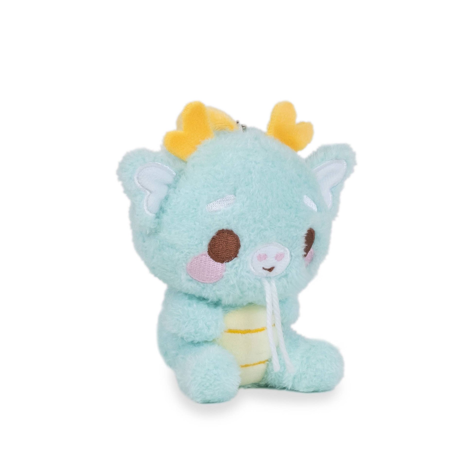 Mini Kai Keychain (Cute Kawaii Soft Blue Dragon Plush Clip) - OVERRATED