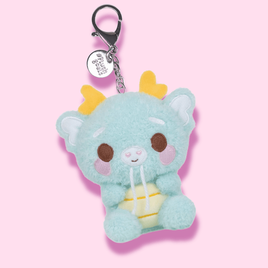 Mini Kai Keychain (Cute Kawaii Soft Blue Dragon Plush Clip) - OVERRATED