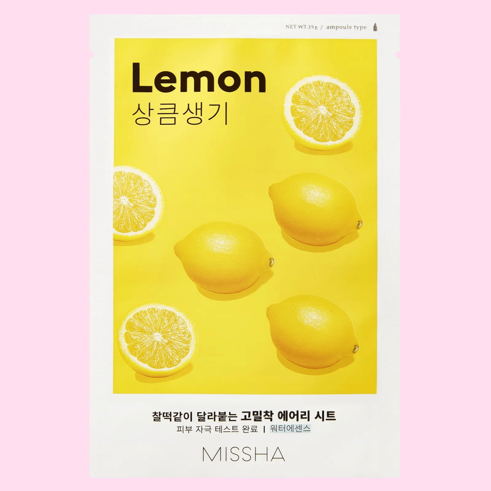 MISSHA Airy Fit Sheet Mask Lemon - OVERRATED