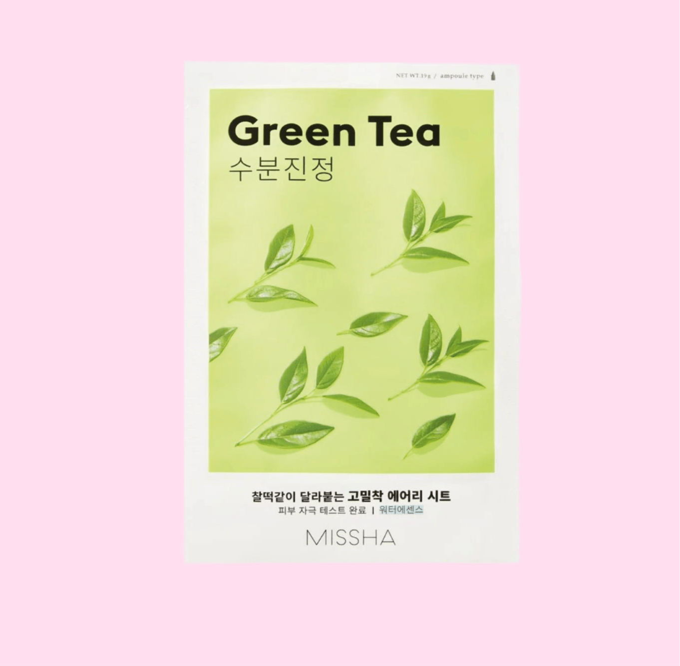 MISSHA Green Tea Single Sheet Mask - OVERRATED