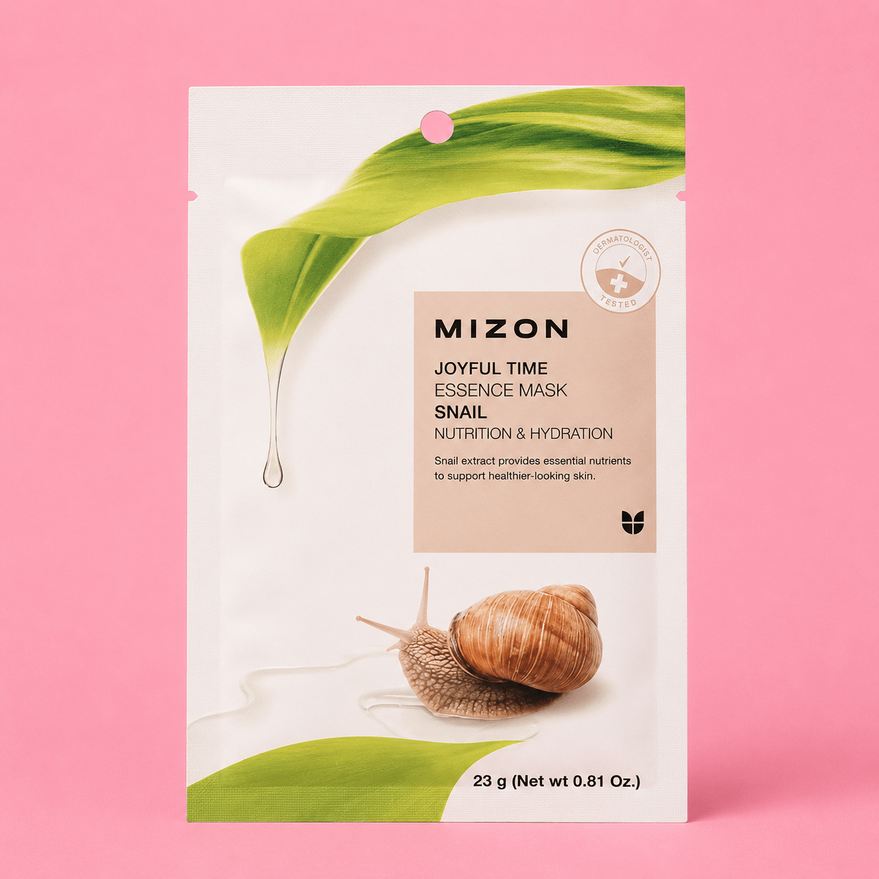Mizon Joyful Time Essence Mask Snail Nutrition & Hydration - OVERRATED