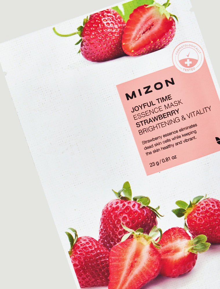 Mizon Joyful Time Essence Mask Strawberry Brightening & Vitality - OVERRATED