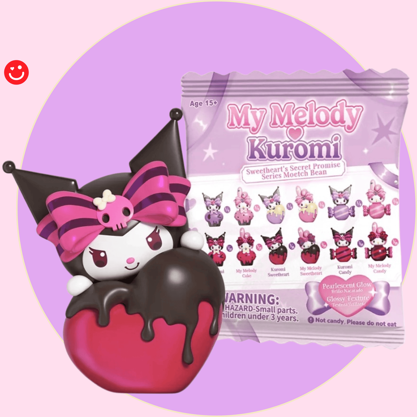 Moetch My Melody & Kuromi Sweetheart's Secret Promise Series Bean Blind Bag - OVERRATED
