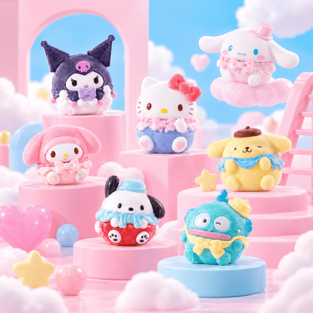 Moetch Sanrio Characters Round Chubby Series Bean Blind Bag - OVERRATED