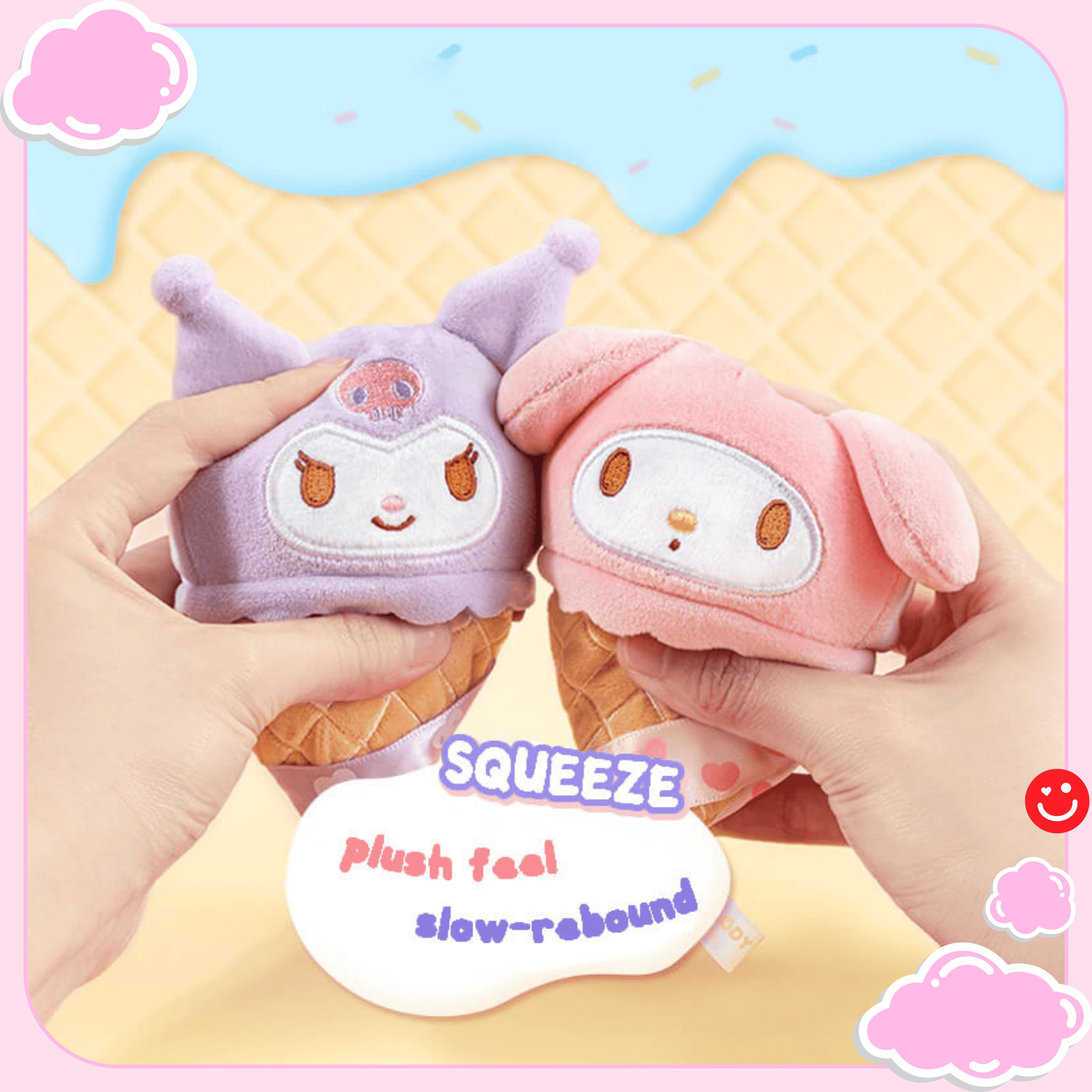 Moetch Sanrio Ice Cream Plush Squishy Blind Box - OVERRATED