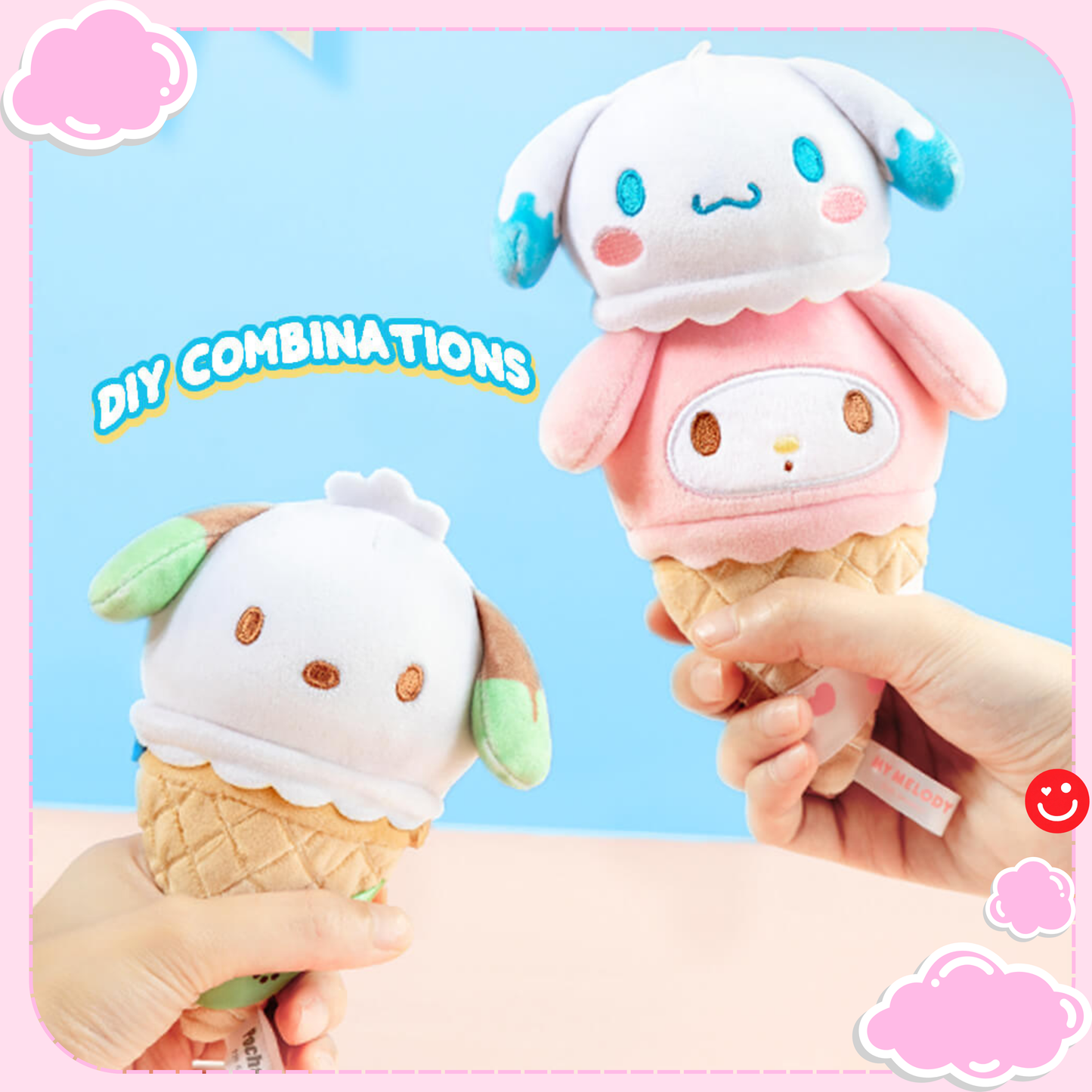 Moetch Sanrio Ice Cream Plush Squishy Blind Box - OVERRATED
