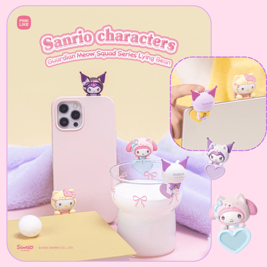 Moetch x Sanrio Characters Guardian Meow Squad Series Lying Bean Blind Box - OVERRATED