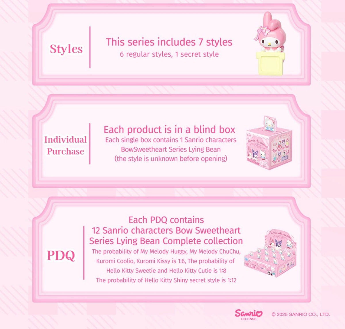 Moetch x Sanrio Characters Sweetheart Bow Series Blind Box - OVERRATED