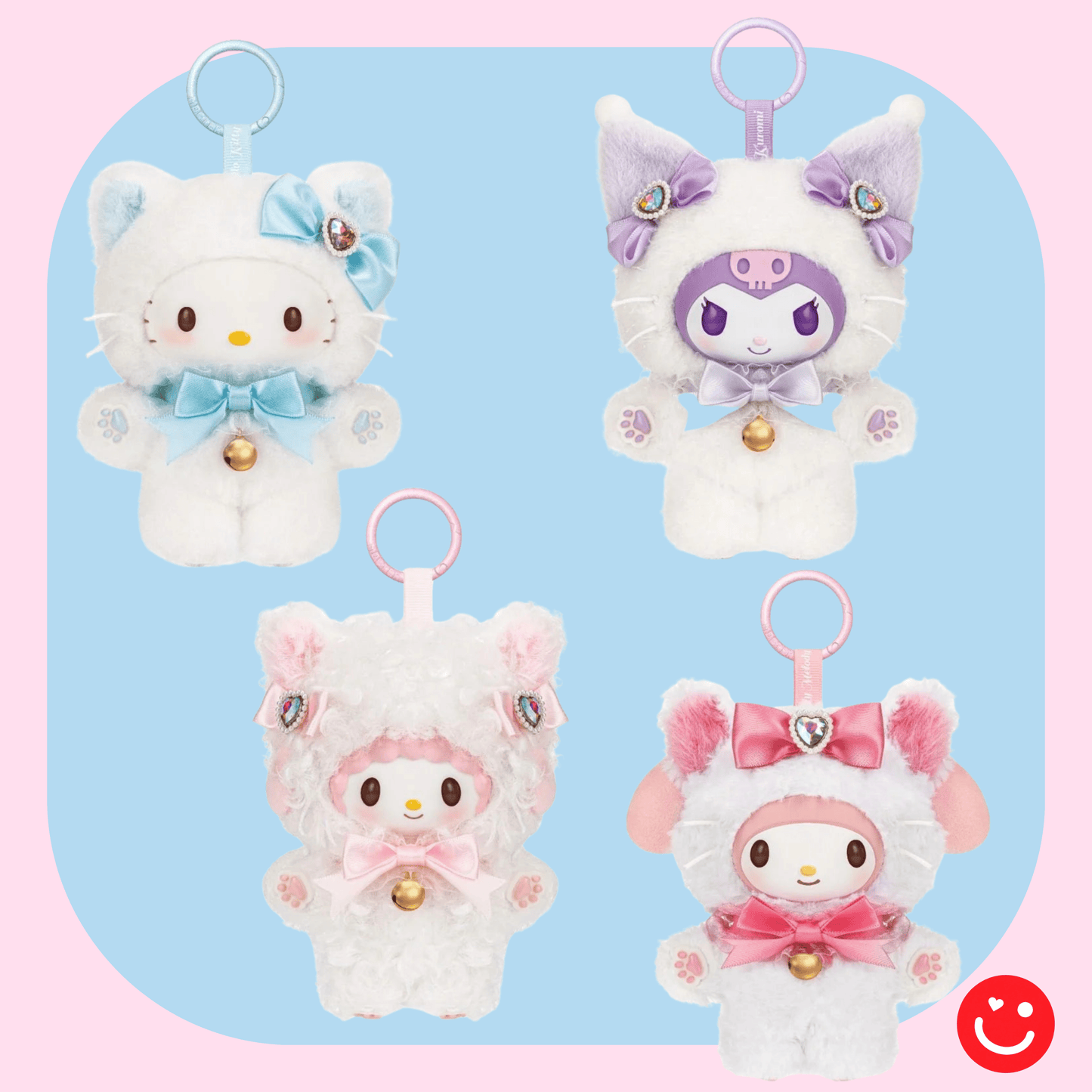 Moetch x Sanrio Shining Meow Group Series Plush Pendant Blind Box - OVERRATED