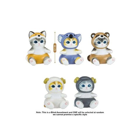 Mofusand blind box Vol 4 collectible cat figures lineup display - Overrated Korean Beauty & More