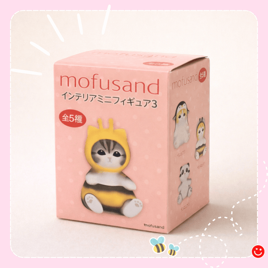 Mofusand blind box Mini Figure Vol 3 sealed package front view - Overrated Korean Beauty & More