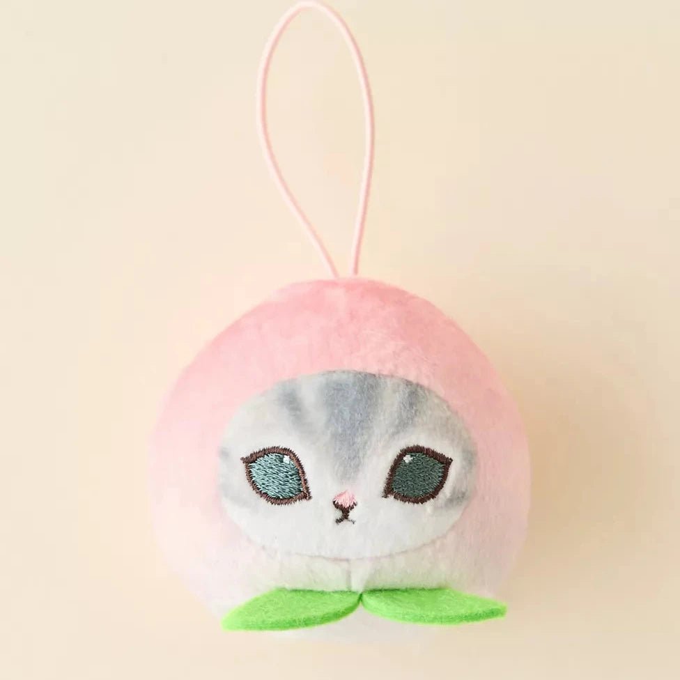 モフサンド Mofusand Fresh Fruit Meow Face Blind Box Plushie Keychain - OVERRATED
