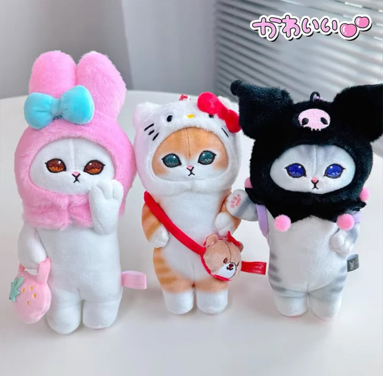 Mofusand Hello Kitty And Friends Costume Plushie Keychain - OVERRATED