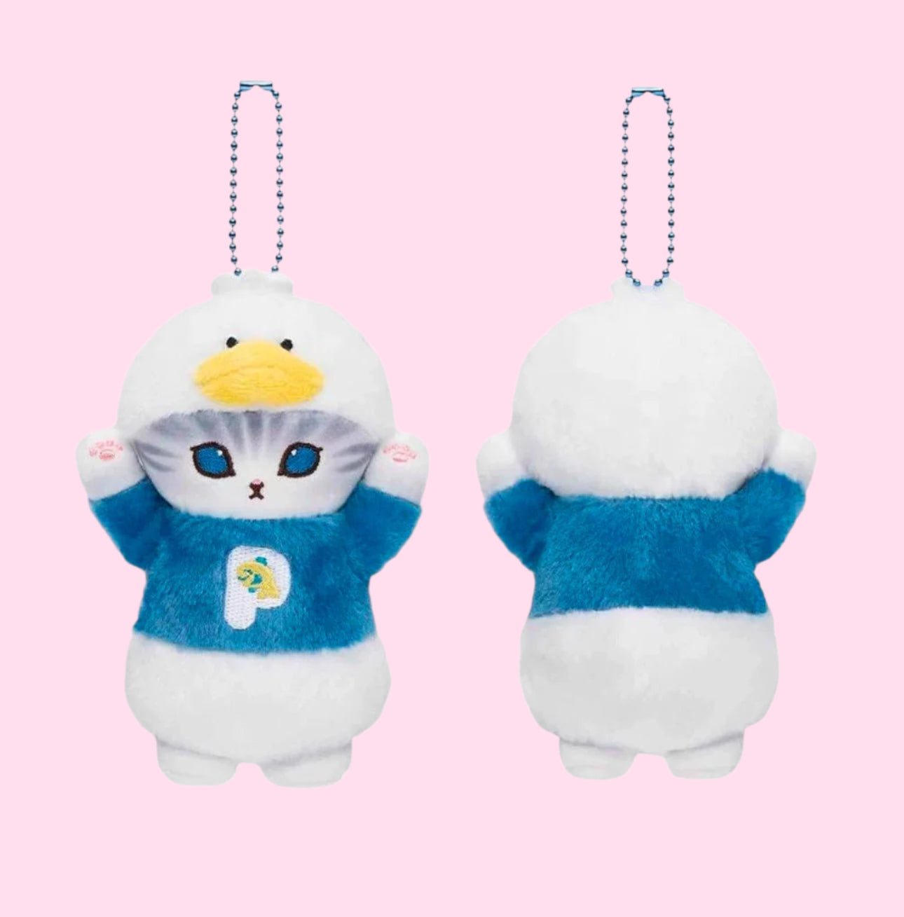 Mofusand X Sanrio Japan Edition Ahiruno Pekkle Mini Keychain Plush - OVERRATED