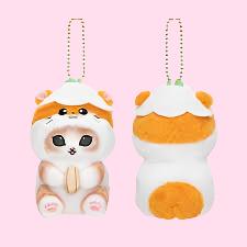 Mofusand X Sanrio Japan Edition Corocorokuririn Keychain Plushie - OVERRATED