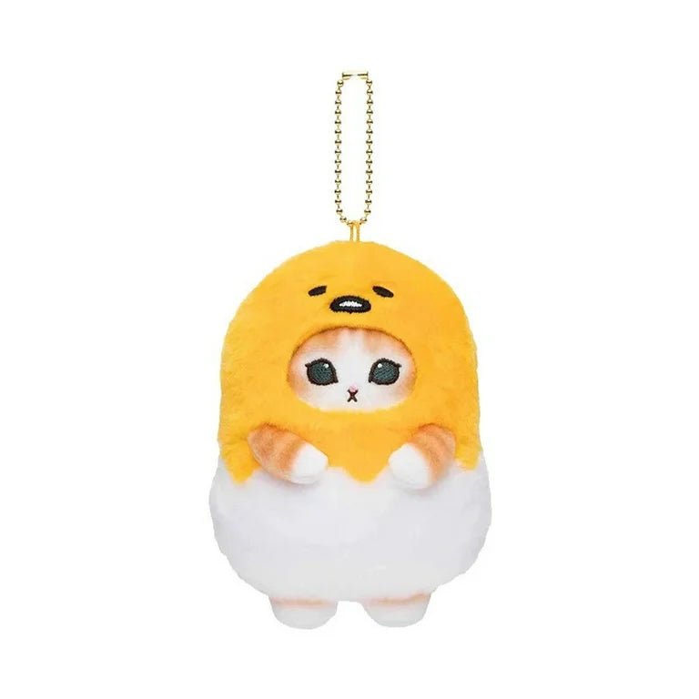 Mofusand x Sanrio Japan Edition Gudetama Keychain Plushie - OVERRATED