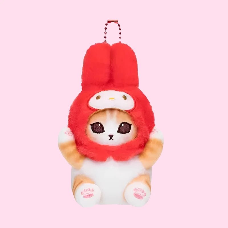 Mofusand X Sanrio Japan Edition My Melody Keychain Plushie - OVERRATED