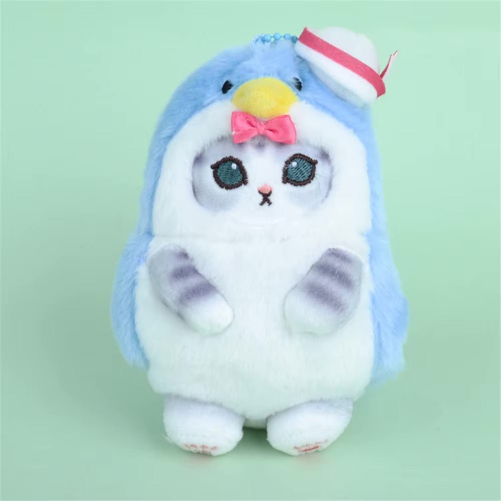 Mofusand X Sanrio Japan Edition Tuxedo Sam Keychain Plushie - OVERRATED