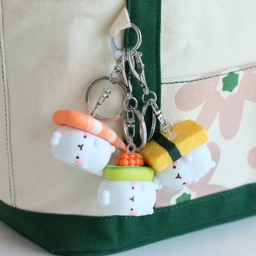 Molang Figure Keyring Bag Charms– Random Design - OVERRATED