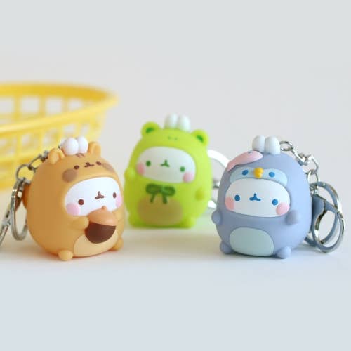 Molang Figure Keyring Bag Charms– Random Design - OVERRATED