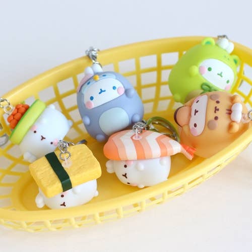 Molang Figure Keyring Bag Charms– Random Design - OVERRATED
