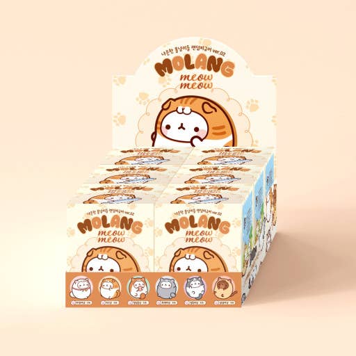 Molang Meow Meow Ver.2 – Random Blind Box Figure - OVERRATED