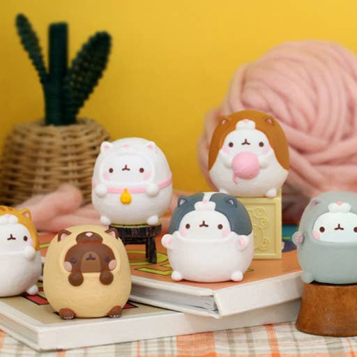 Molang Meow Meow Ver.2 – Random Blind Box Figure - OVERRATED